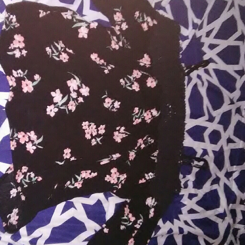 Floral off the sholder shirt